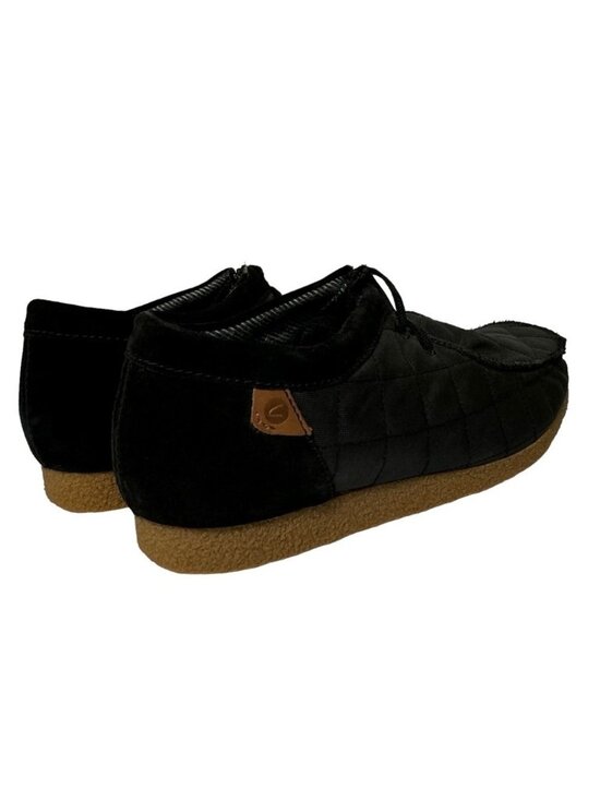 Clarks Mens Shacre II Step Moc Loafers Size 12 Wide Black Casual Suede Textile main image 11